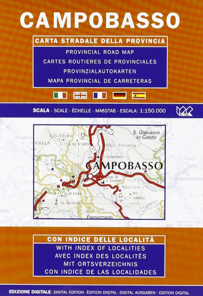 Campobasso : carta stradale della provincia Litografia Artistica Cartografica