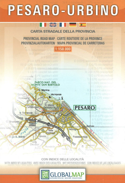Pesaro-Urbino : carta stradale della provincia Litografia Artistica Cartografica