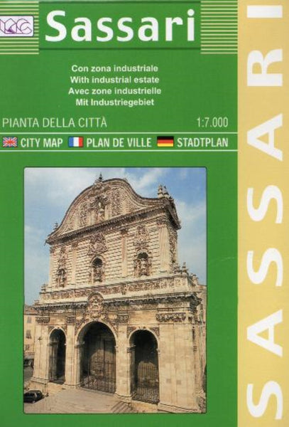 Sassari : pianta della citta : 1:7,000 Litografia Artistica Cartografica