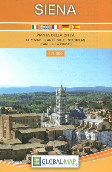 Siena : pianta della citta Litografia Artistica Cartografica