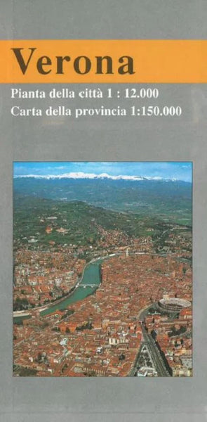 Verona : pianta della citta : 1:12.000 : carta della provincia 1:150.000 Litografia Artistica Cartografica