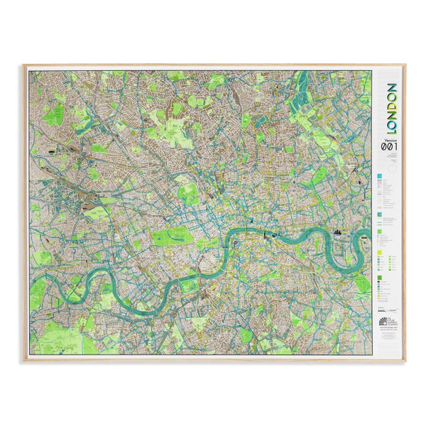 London Street Map, Version 1 - Paper Future Map Company