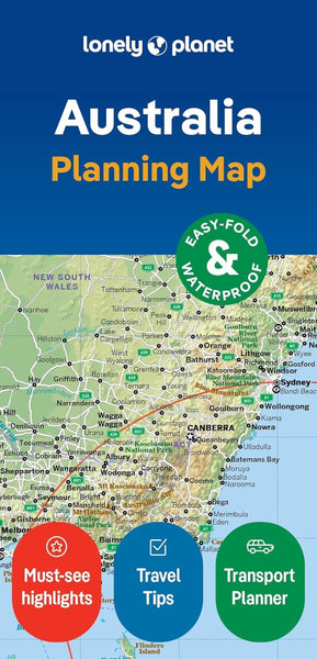 Australia Planning Map Lonely Planet Publications