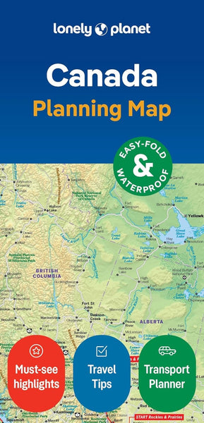 Canada Planning Map Lonely Planet Publications