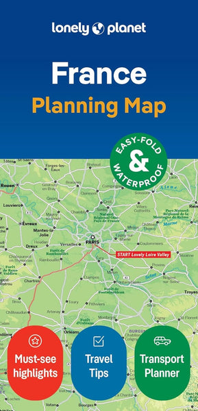 France Planning Map Lonely Planet Publications