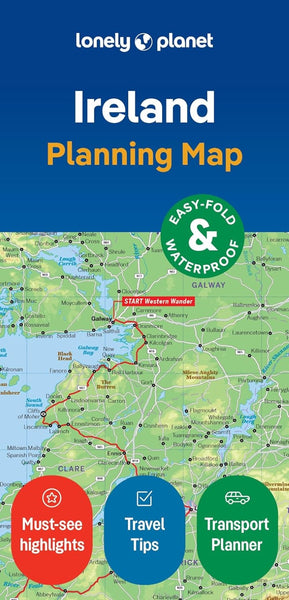 Ireland Planning Map Lonely Planet Publications