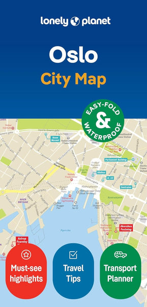 Oslo City Map Lonely Planet Publications