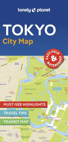 Tokyo City Map Lonely Planet Publications