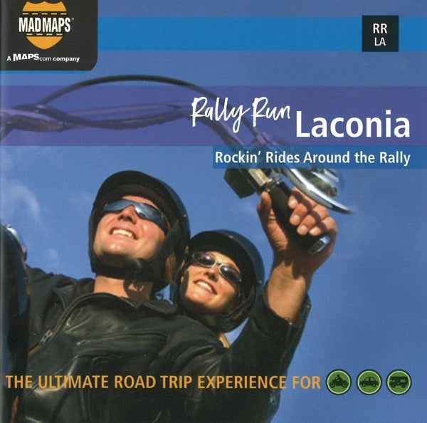 Mad Maps - Rally Run Road Trip Map - Laconia MAD Maps