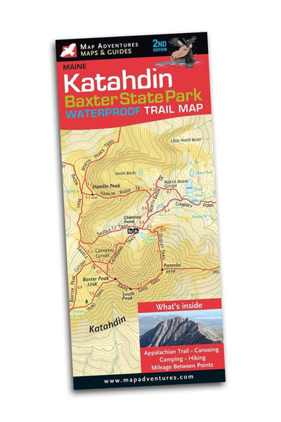 Katahdin- Baxter State Park Map Map Adventures