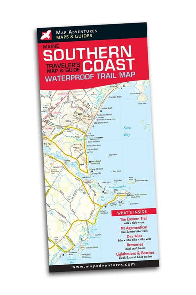 Maine Southern Coast Mt Agamenticus Map Adventures