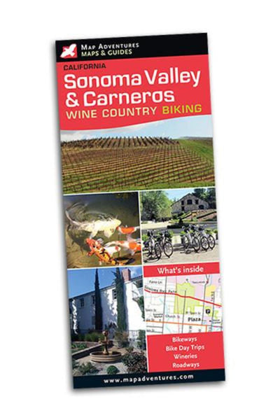Sonoma Valley & Carneros Wine Country Biking Map Adventures