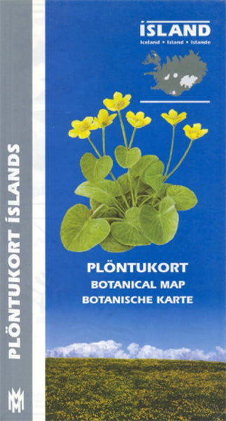 Iceland Botanical Map Mál og menning