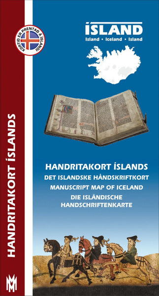 Manuscript Map of Iceland Mál og menning