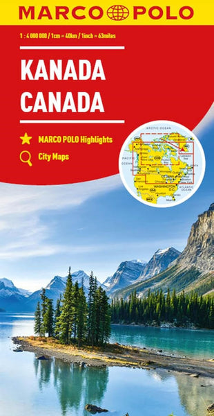 Canada Road Map Marco Polo Travel Publishing Ltd