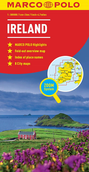 Ireland Road Map Marco Polo Travel Publishing Ltd