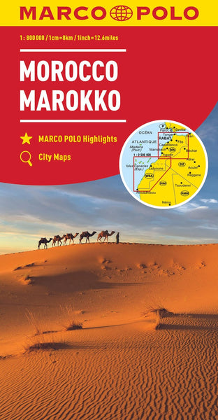Morocco Road Map Marco Polo Travel Publishing Ltd