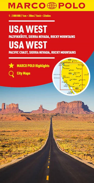 USA west : Pacific Coast, Sierra Nevada, Rocky Mountains Marco Polo Travel Publishing Ltd