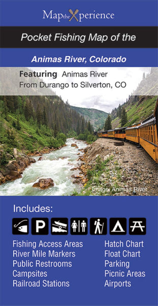 Animas River, Colorado Fishing Map MaptheXperience