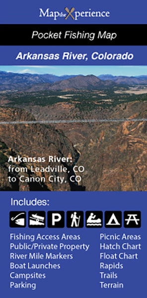 Arkansas River, Colorado Fishing Map MaptheXperience