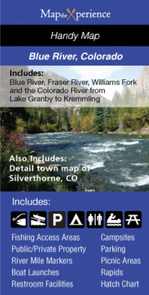 Blue River/Upper Colorado/Fraser River, Colorado Fishing Map MaptheXperience