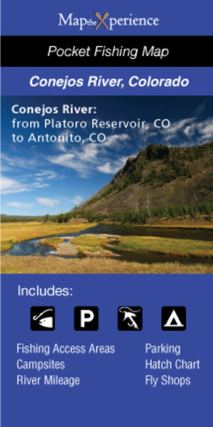 Conejos River, Colorado Fishing Map MaptheXperience