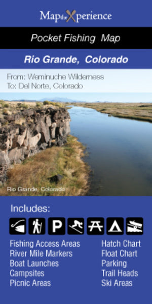 Rio Grande River, Colorado Fishing Map MaptheXperience