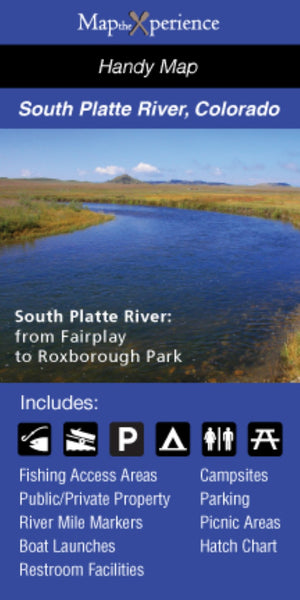 South Platte River, Colorado Fishing Map MaptheXperience