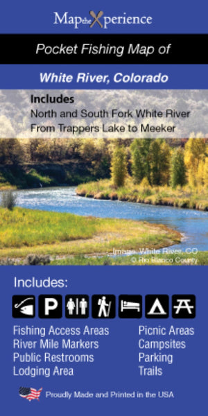 White River, Colorado Fishing Map MaptheXperience