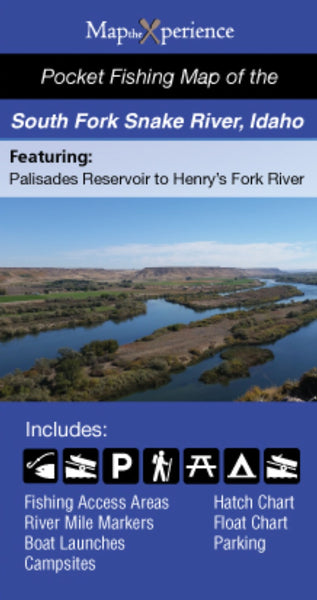 South Fork of Snake River, Idaho Fishing Map MaptheXperience