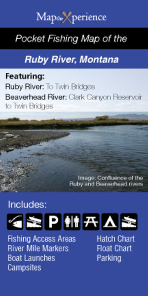 Beaverhead/Ruby River, Montana Fishing Map MaptheXperience