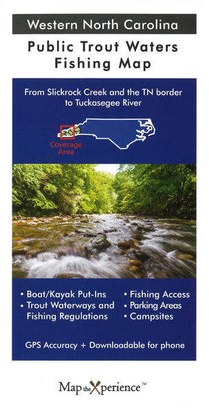 Western North Carolina Fishing Map MaptheXperience