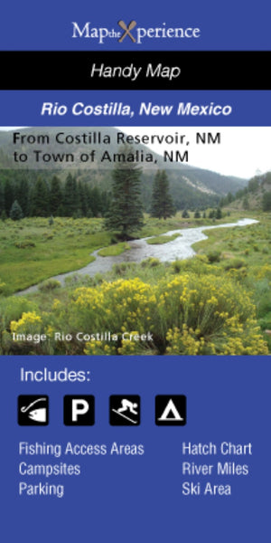 Rio Costilla, New Mexico Fishing Map MaptheXperience