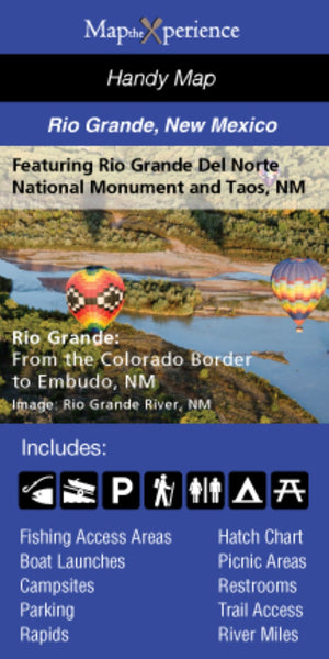 Rio Grande River, New Mexico Fishing Map MaptheXperience