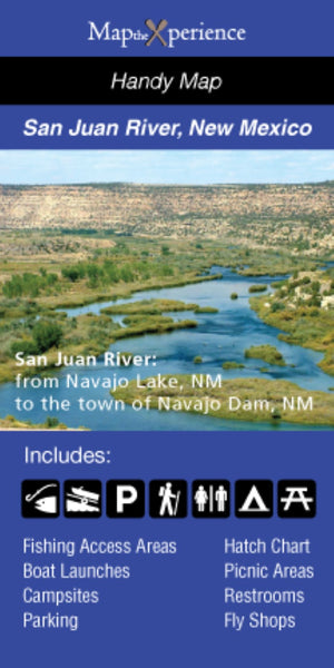 San Juan River, New Mexico Fishing Map MaptheXperience