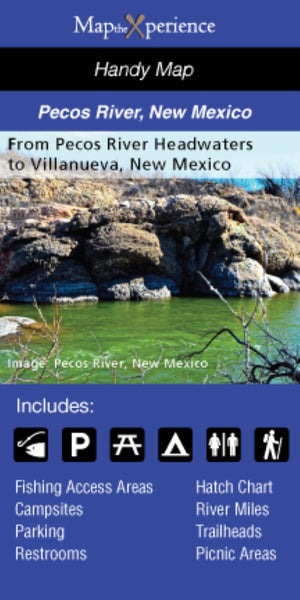 Pecos River, New Mexico Fishing Map MaptheXperience