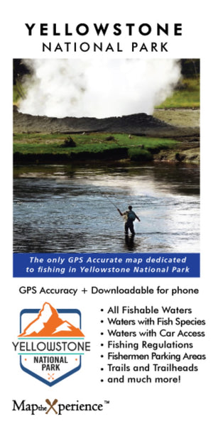 Yellowstone National Park Fishing Map MaptheXperience
