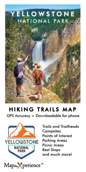 Yellowstone National Park Hiking Trails MaptheXperience