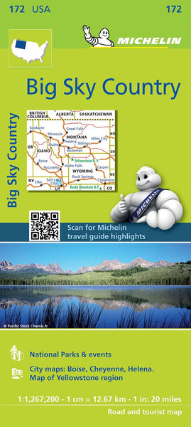 Big Sky Country, Yellowstone, City Maps of Boise, Cheyenne, Helena Michelin Maps and Guides