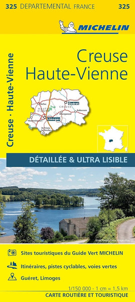 Creuse, Haute-Vienne : road and tourist map = Creuse, Haute-Vienne : carte routière et touristique Michelin Maps and Guides