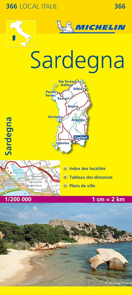Sardinia, Italy (366) Michelin Maps and Guides