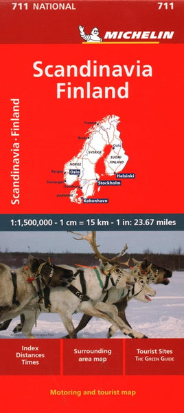Scandinavia Road Map (#711) Michelin Maps and Guides