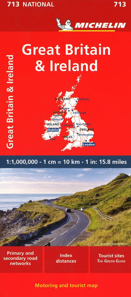 Great Britain & Ireland Map Michelin Maps and Guides
