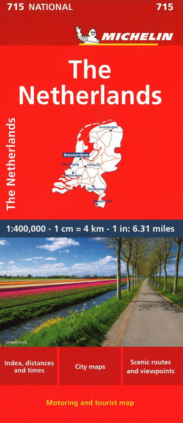 The Netherlands Road Map (715) Michelin Maps and Guides