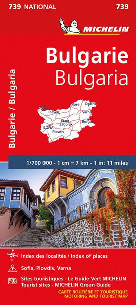 Bulgaria Road Map Michelin Maps and Guides
