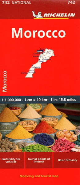 Morocco Road Map Michelin Maps and Guides