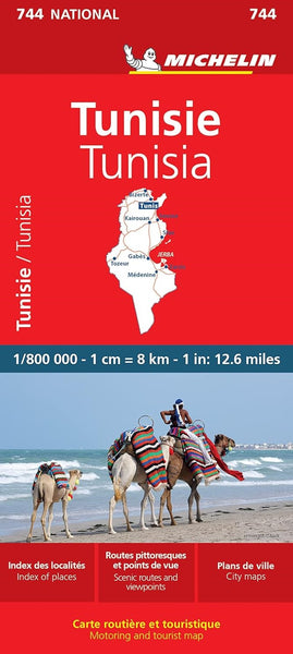 Tunisia Road Map Michelin Maps and Guides