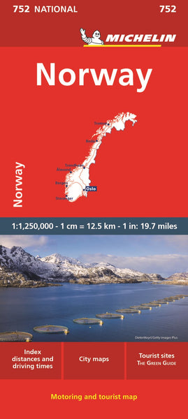 Norway Road Map Michelin Maps and Guides