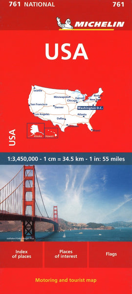 United States Road Map (761) Michelin Maps and Guides