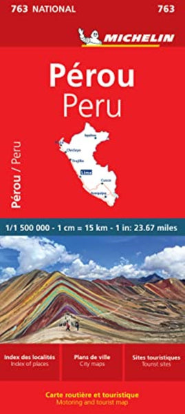 Peru Road Map Michelin Maps and Guides